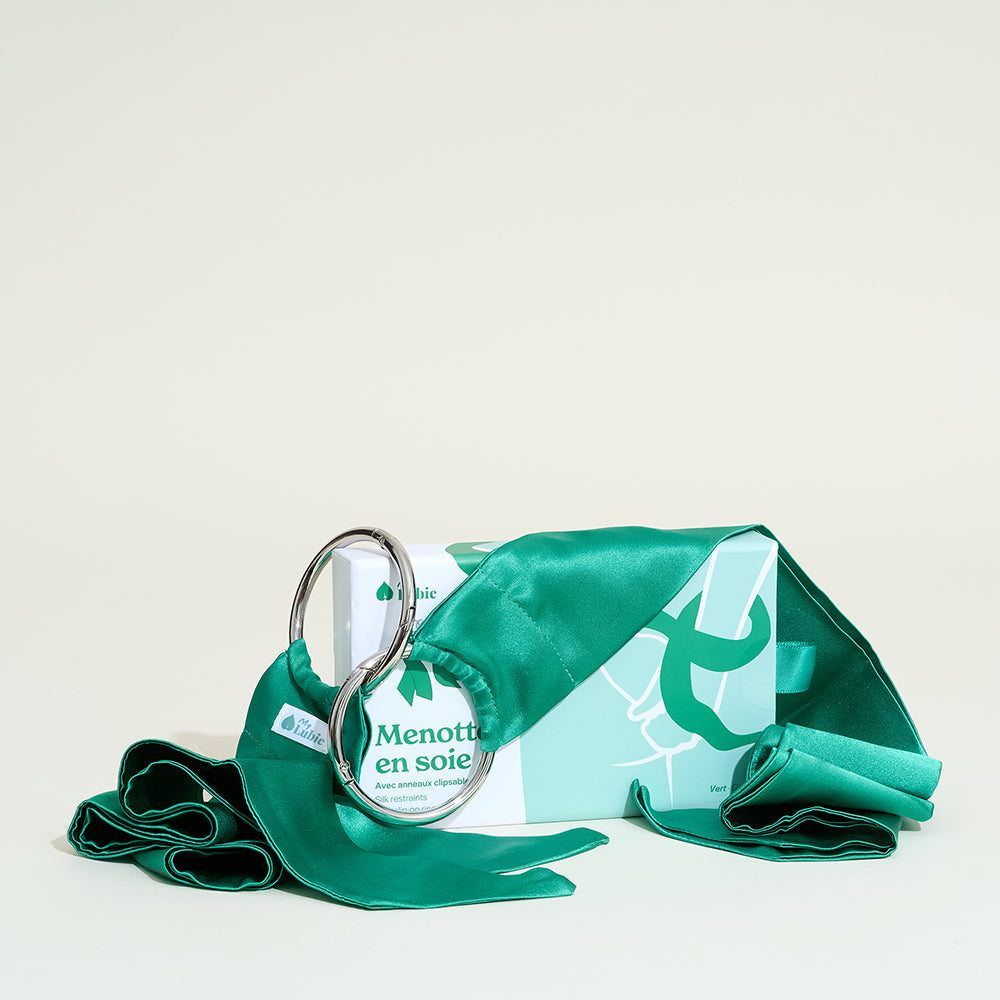 Menottes en soie My Lubie - Vert