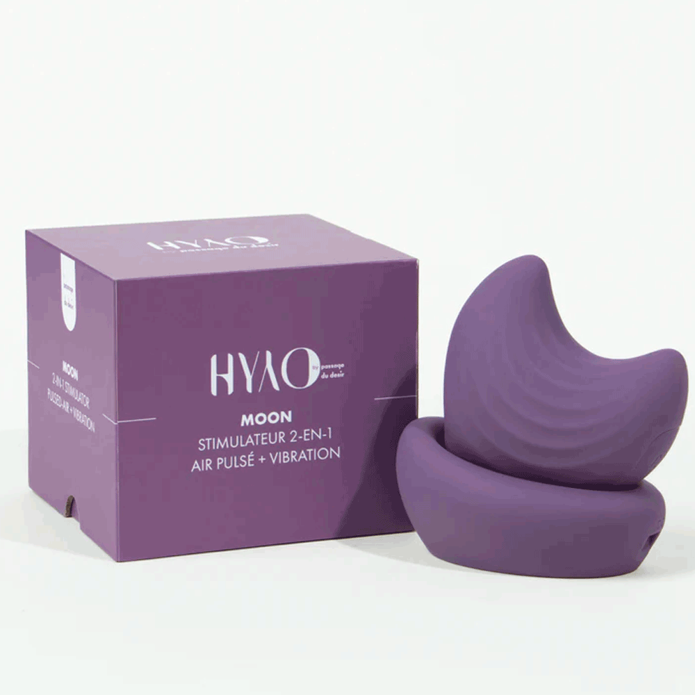 Moon stimulateur 2-en-1 de Hyyo - Violet