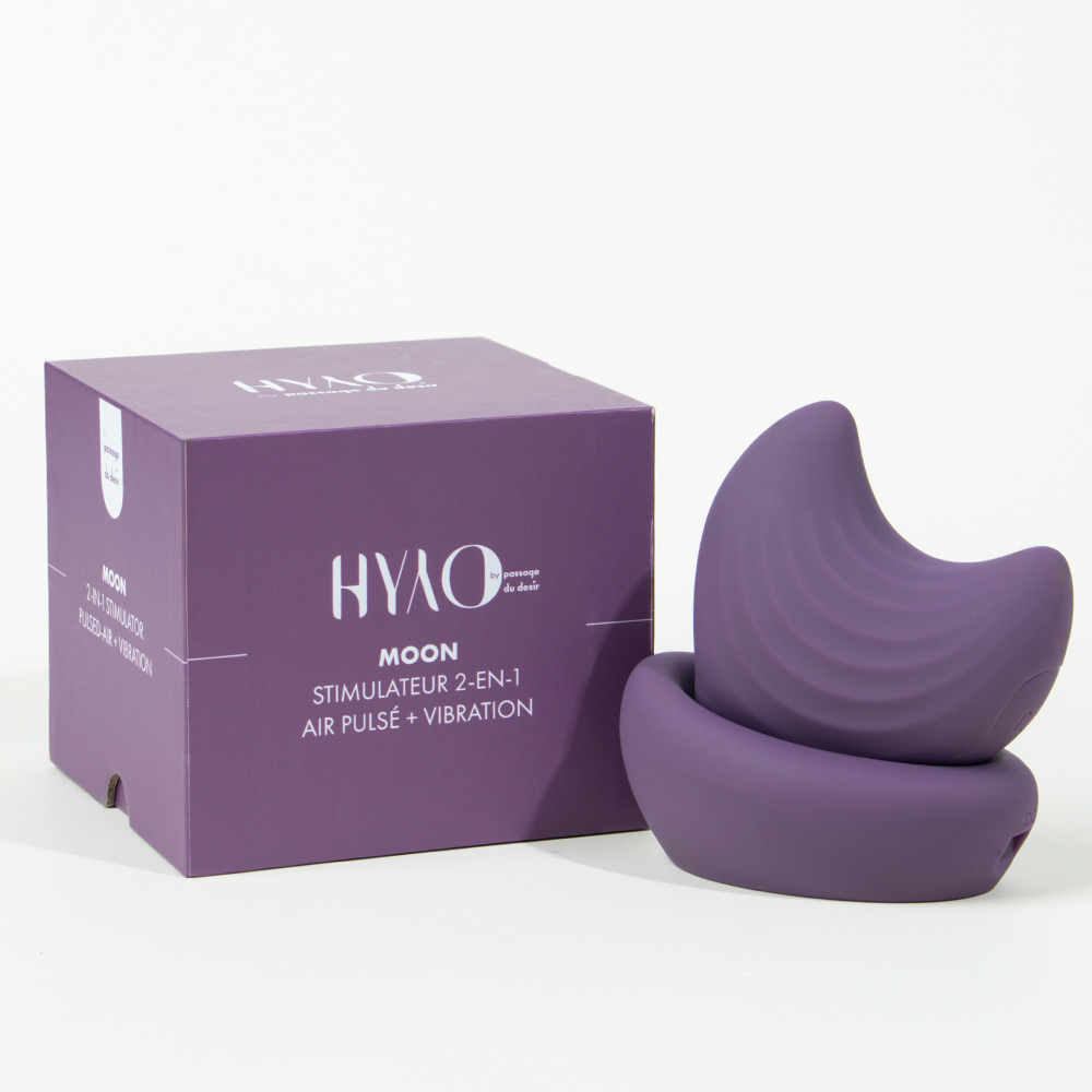 Moon stimulateur 2-en-1 de Hyyo - Violet