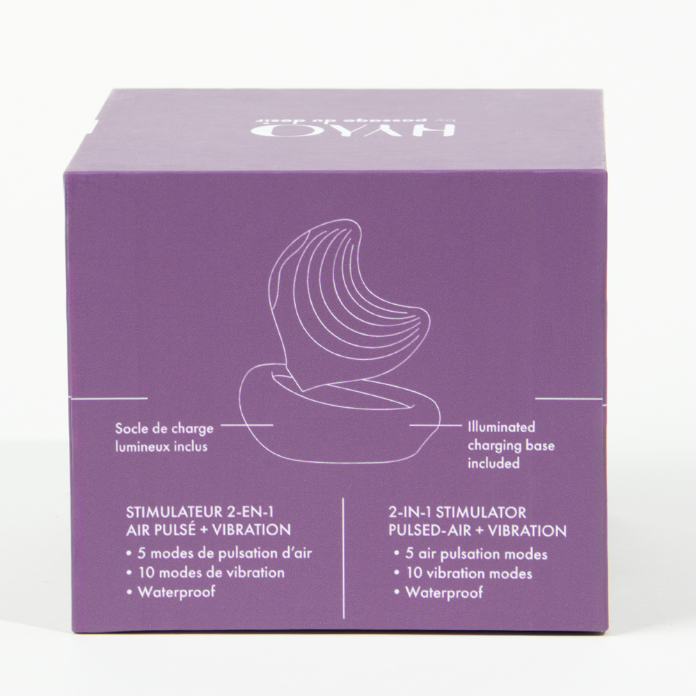 Moon stimulateur 2-en-1 de Hyyo - Violet