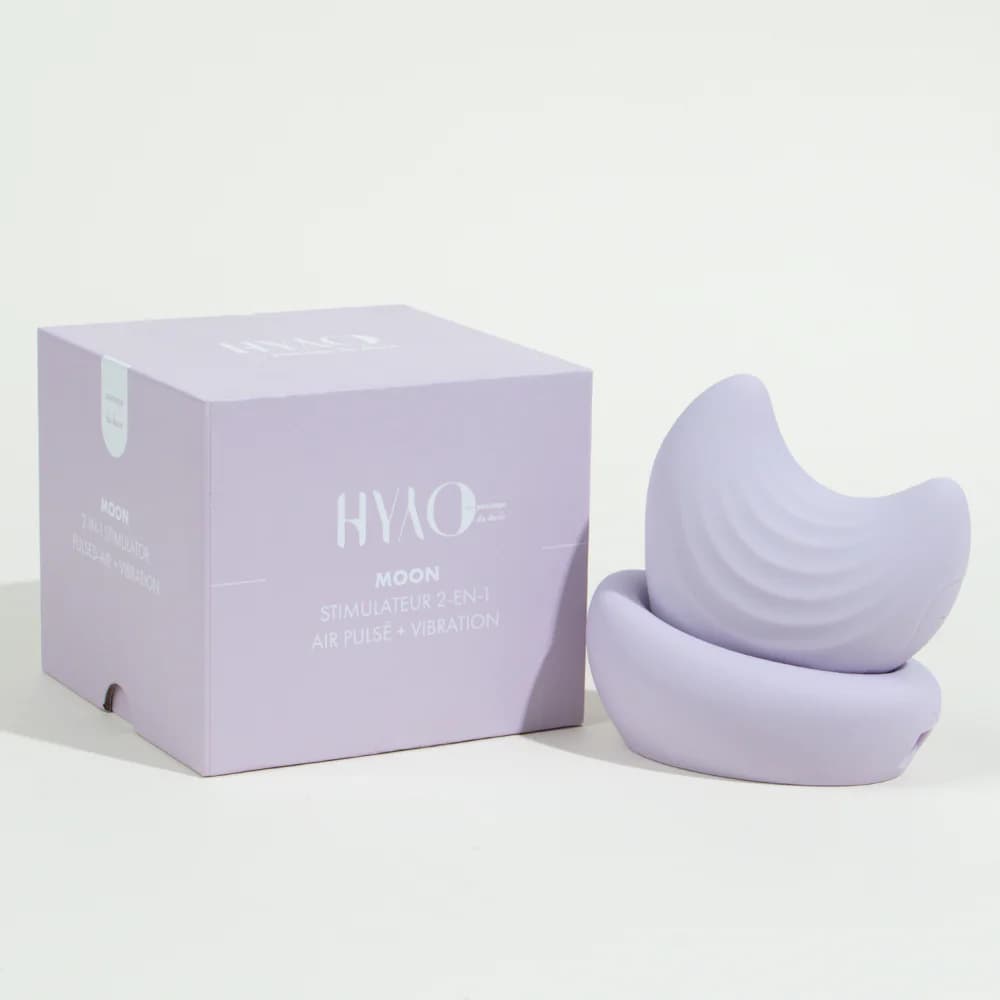 Moon stimulateur 2-en-1 de Hyyo - Lilas