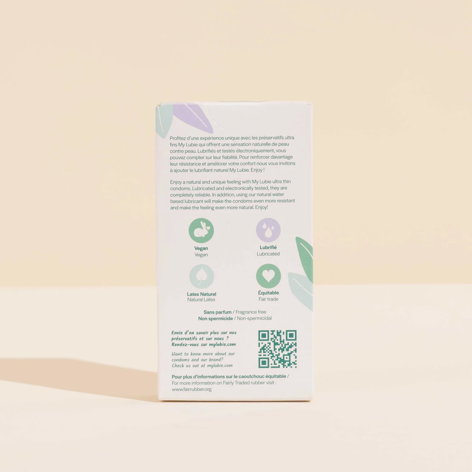 Préservatifs ultra fins et naturels My Lubie - Extra Large