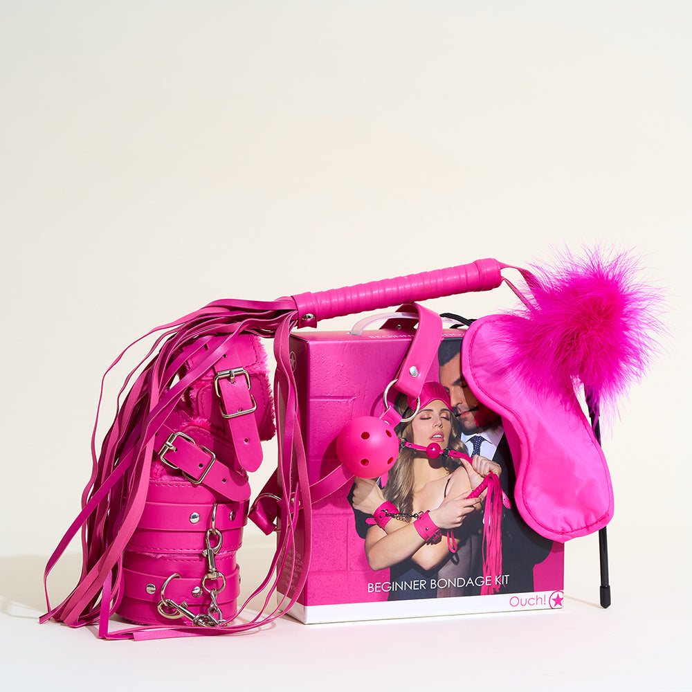 Kit de bondage débutant 6 pièces - Rose