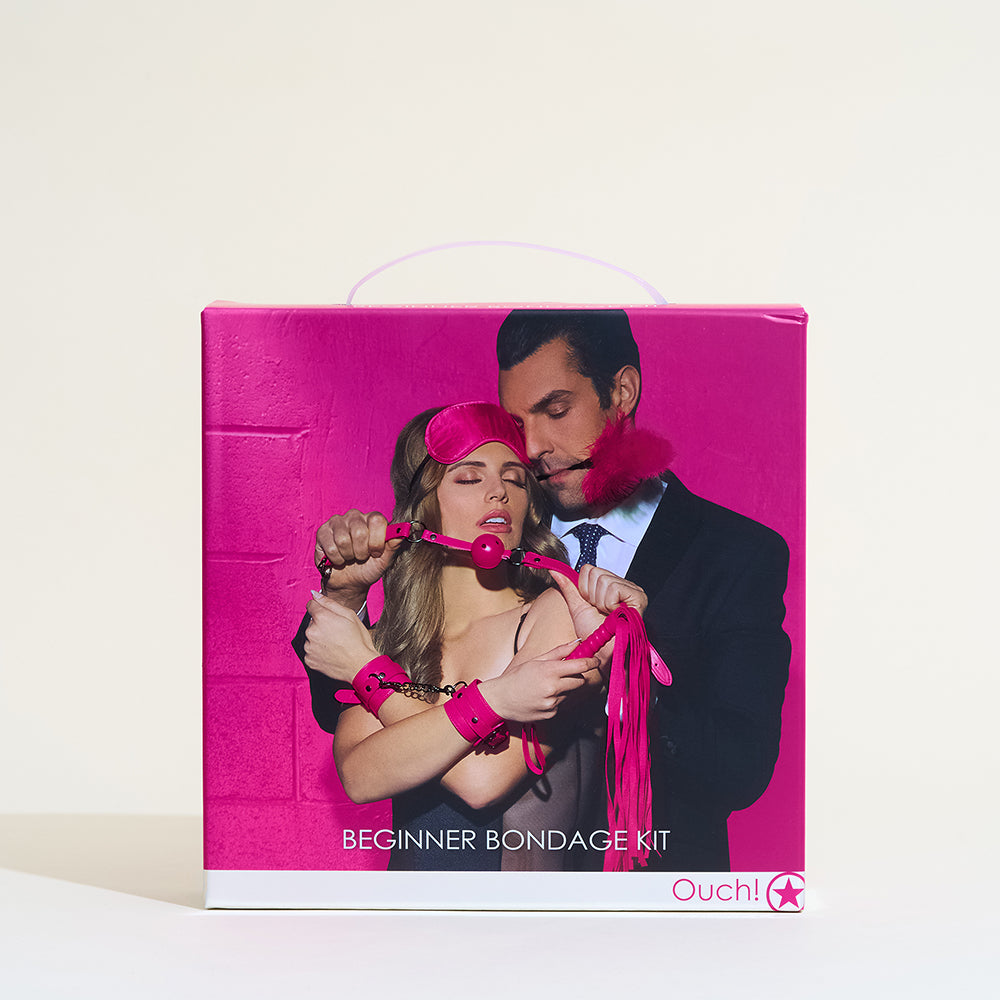 Kit de bondage débutant 6 pièces - Rose
