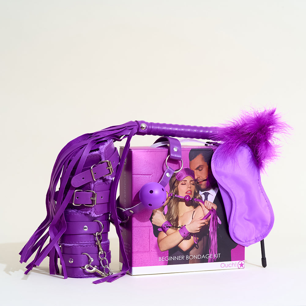 Kit de bondage débutant 6 pièces - Violet