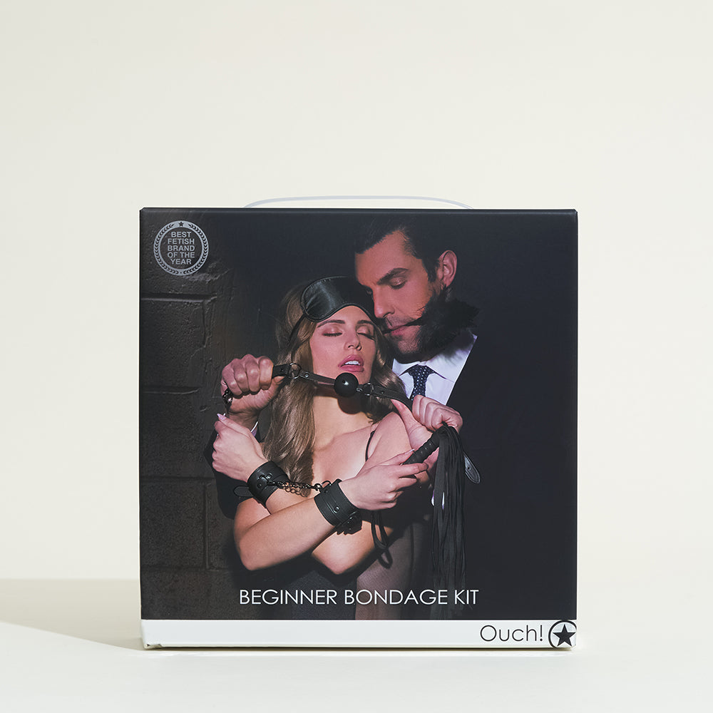 Kit de bondage débutant 6 pièces - Noir