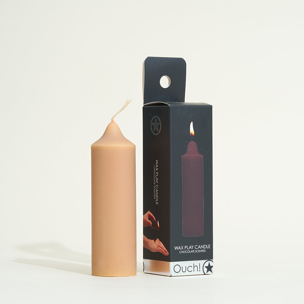 Bougie basse température BDSM de Ouch ! - Chocolat