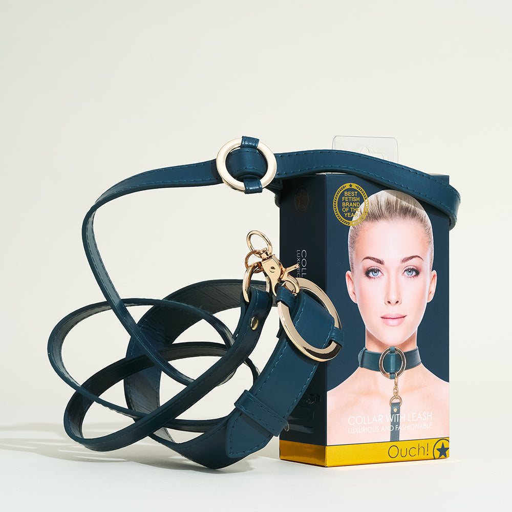 Collier et laisse Halo de Ouch !