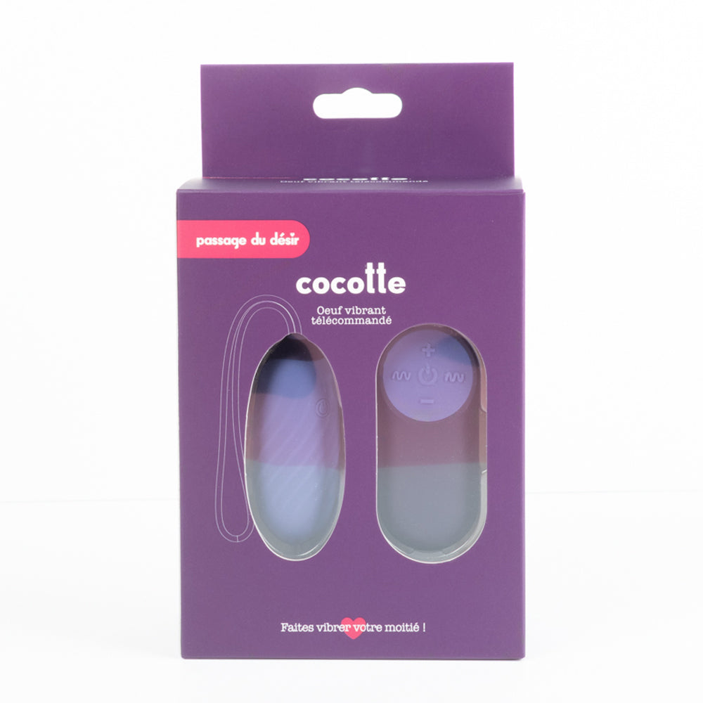 Cocotte oeuf vibrant télécommandé