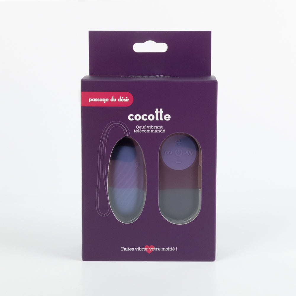 Cocotte oeuf vibrant télécommandé