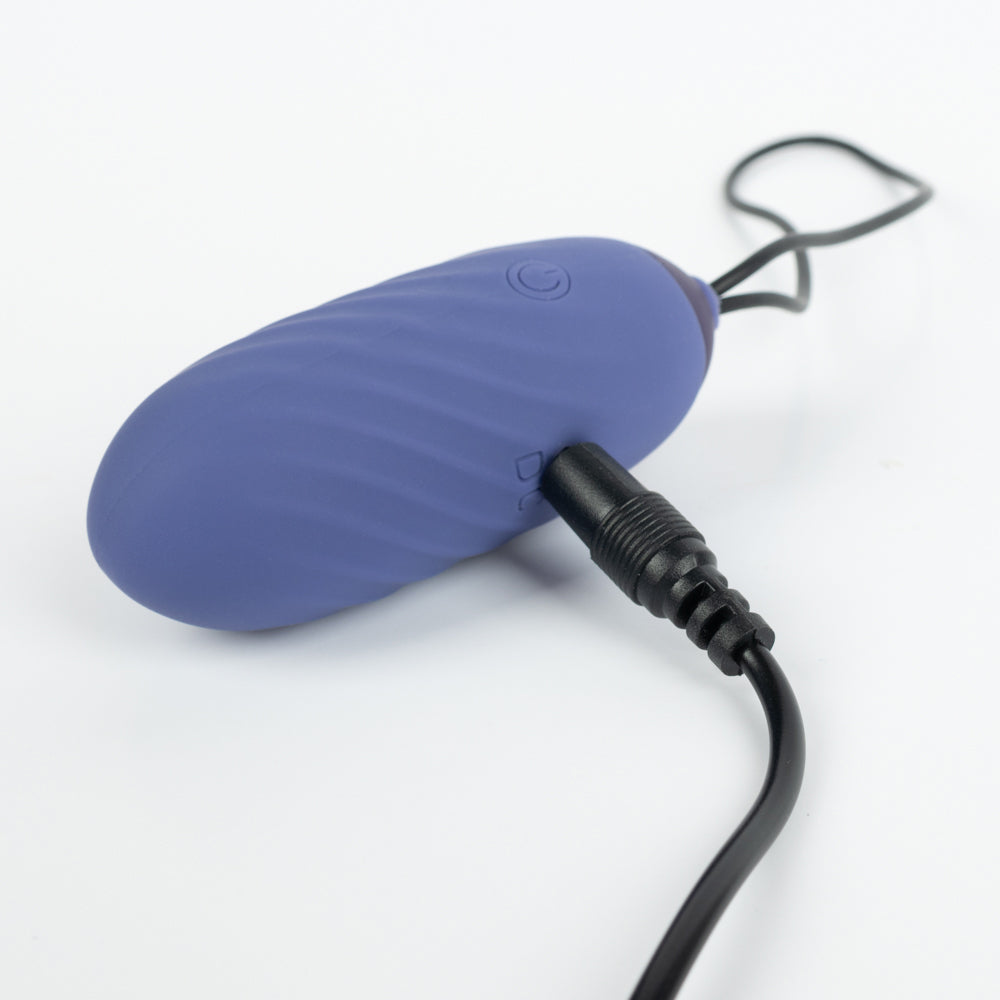 Cocotte oeuf vibrant télécommandé - Bleu
