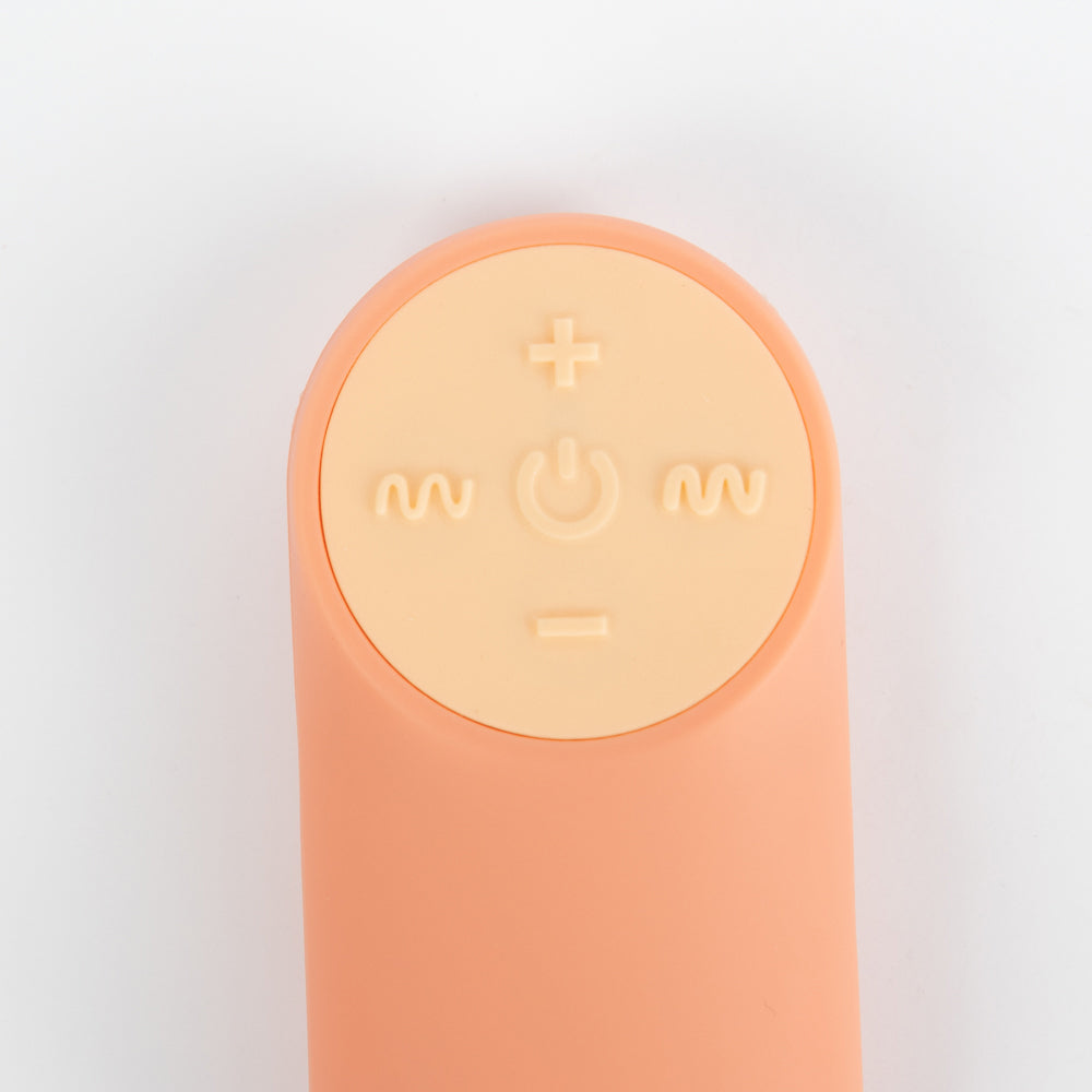 Cocotte oeuf vibrant télécommandé - Pêche