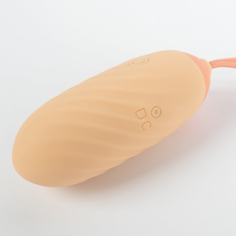 Cocotte oeuf vibrant télécommandé - Pêche
