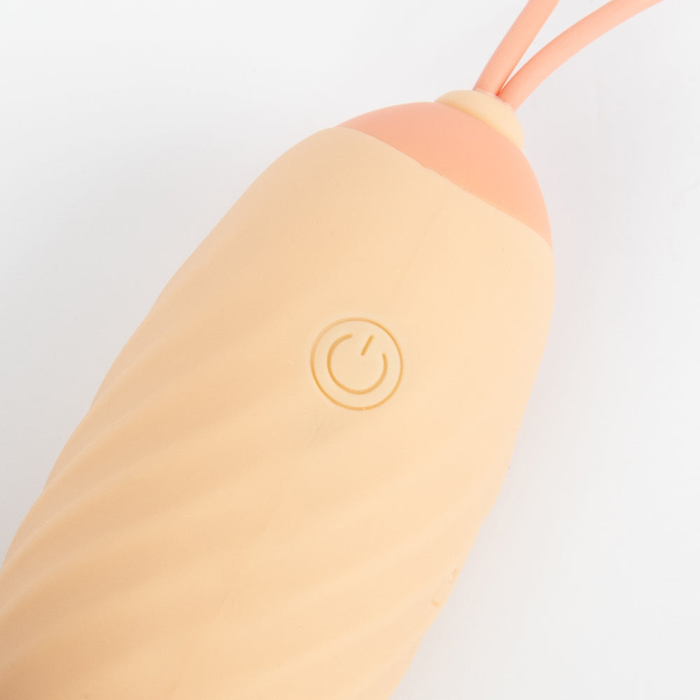 Cocotte oeuf vibrant télécommandé - Pêche