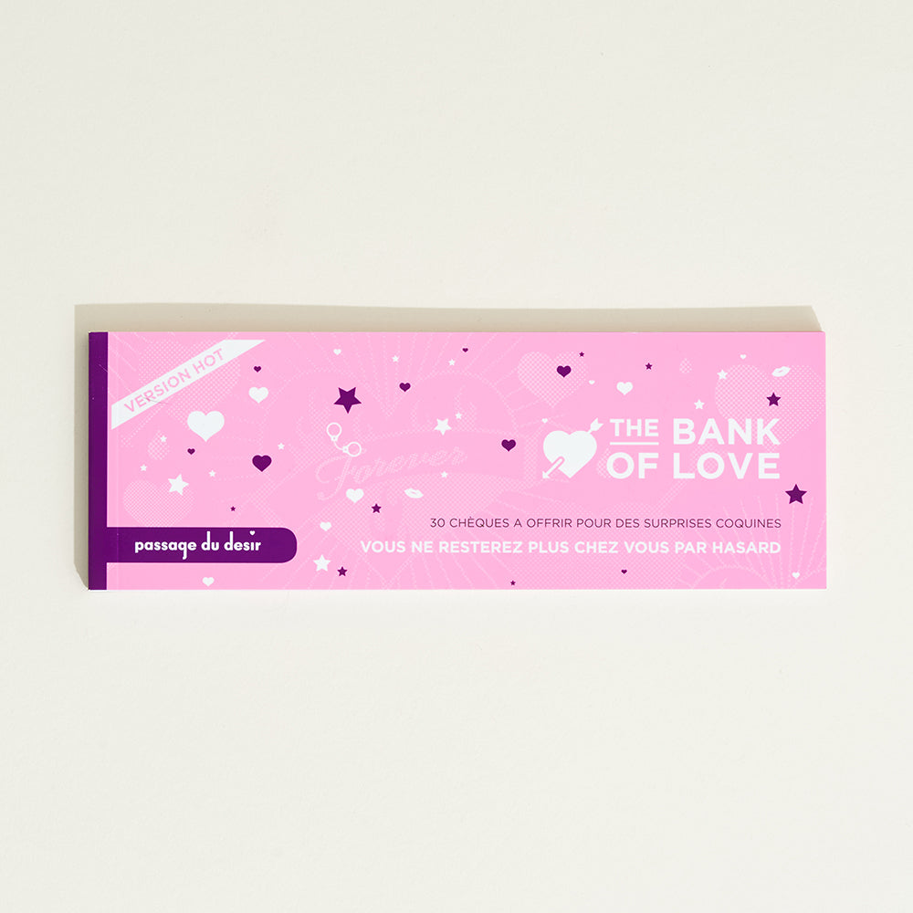 Chéquier Bank of love Hot Passage du Désir