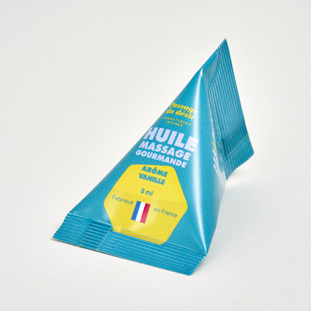 Huile de massage berlingot gourmand Passage du Désir