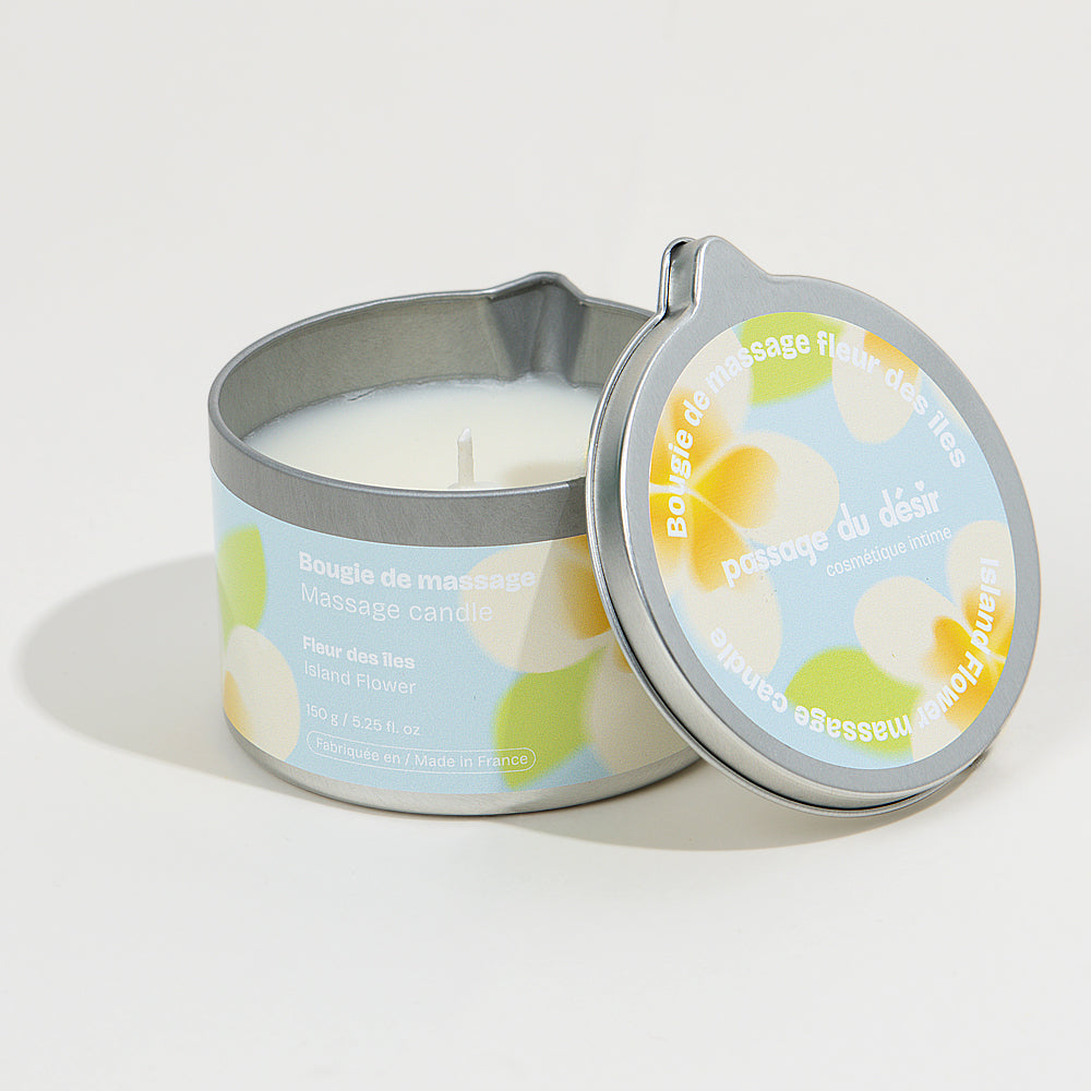 Bougie de massage Passage du Désir - Fleur des îles