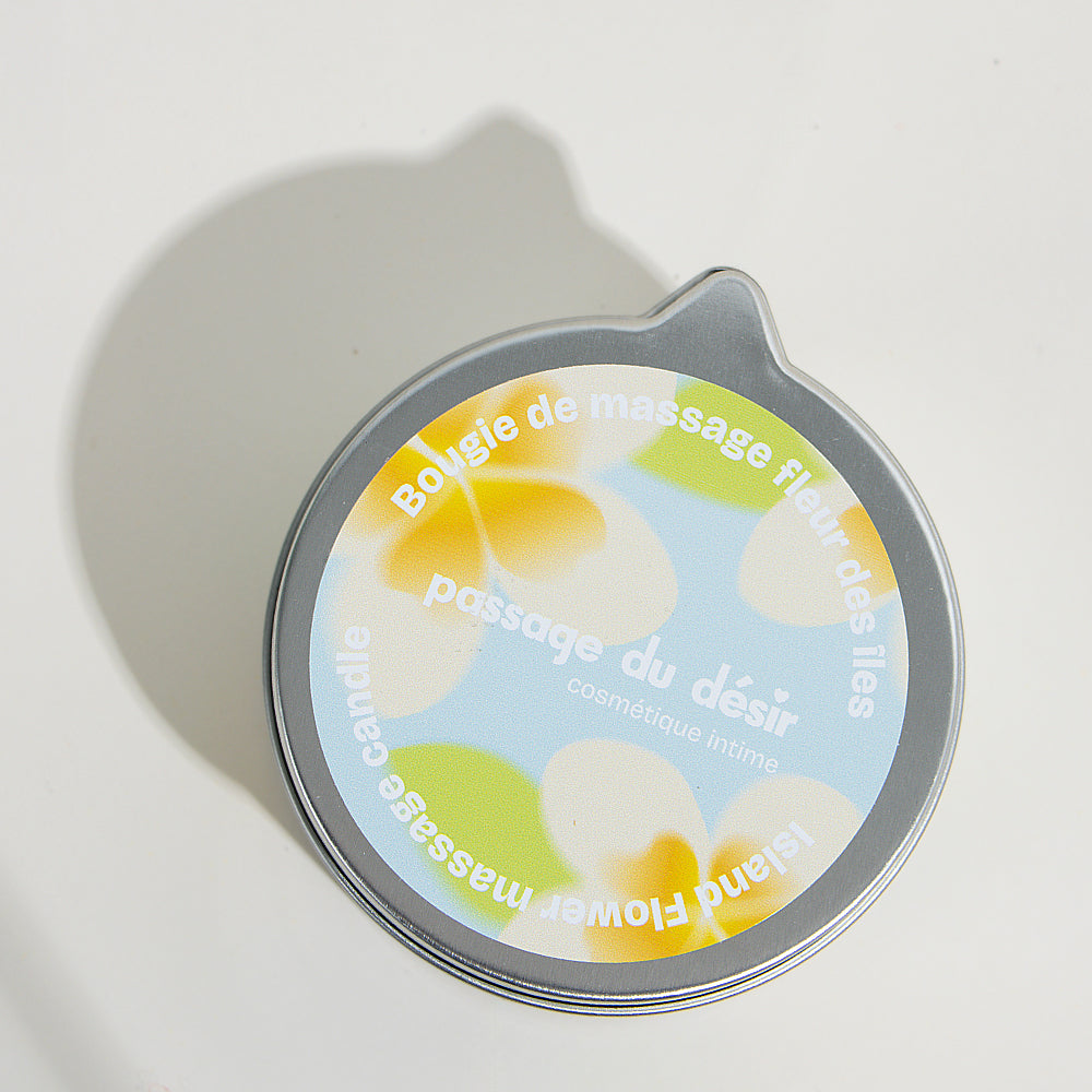 Bougie de massage Passage du Désir - Fleur des îles