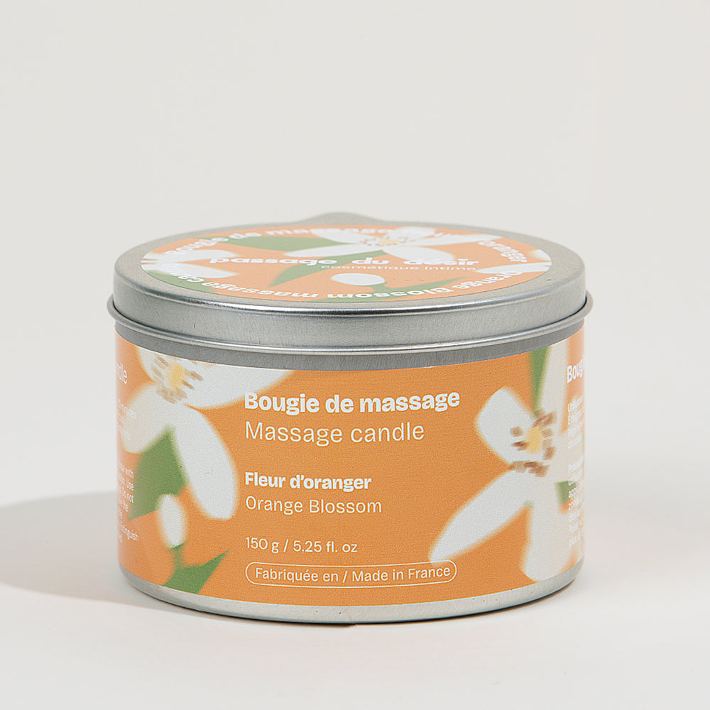 Bougie de massage Passage du Désir - Fleur d'oranger