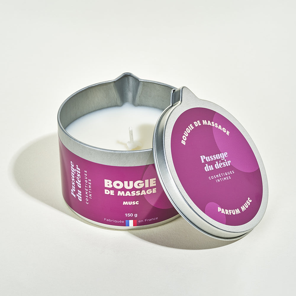Bougie de massage Passage du Désir - Musc