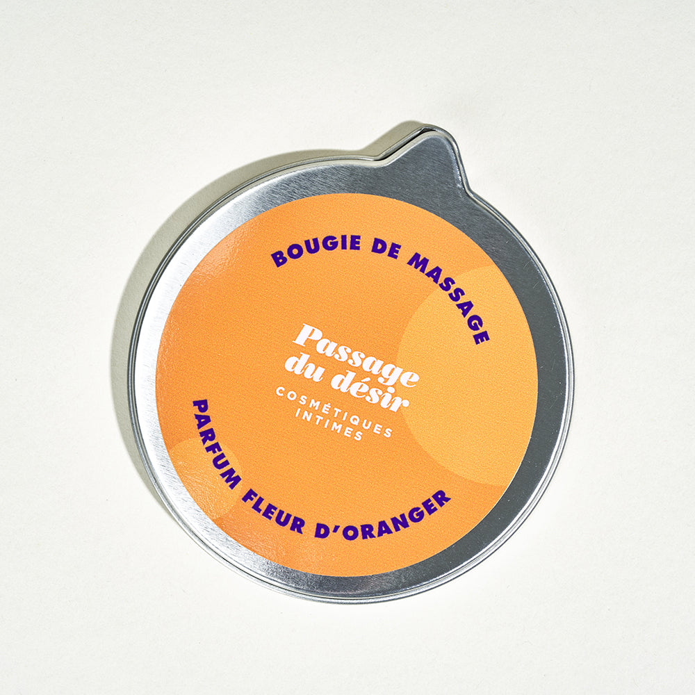 Bougie de massage Passage du Désir - Fleur d'oranger