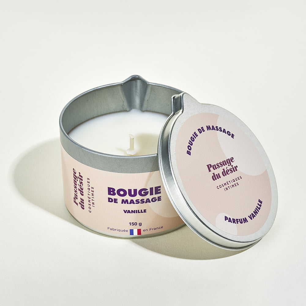 Bougie de massage Passage du Désir - Vanille