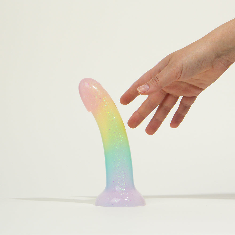 Dildo ventouse Funky - Rainbow