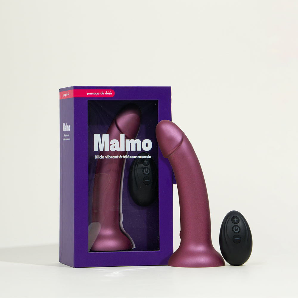 Dildo vibrant à télécommande Malmo - Passage du Désir