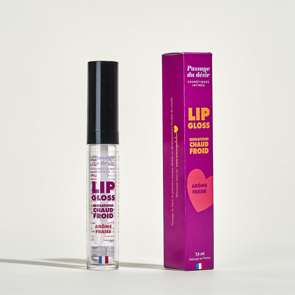 Gloss à lèvres effet chaud froid - Fraise