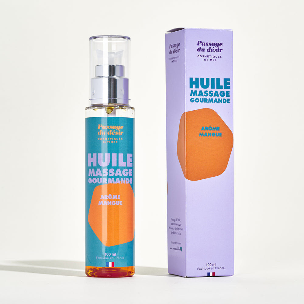 Huile de massage gourmande - Mangue