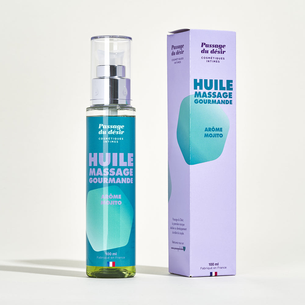 Huile de massage gourmande - Mojito