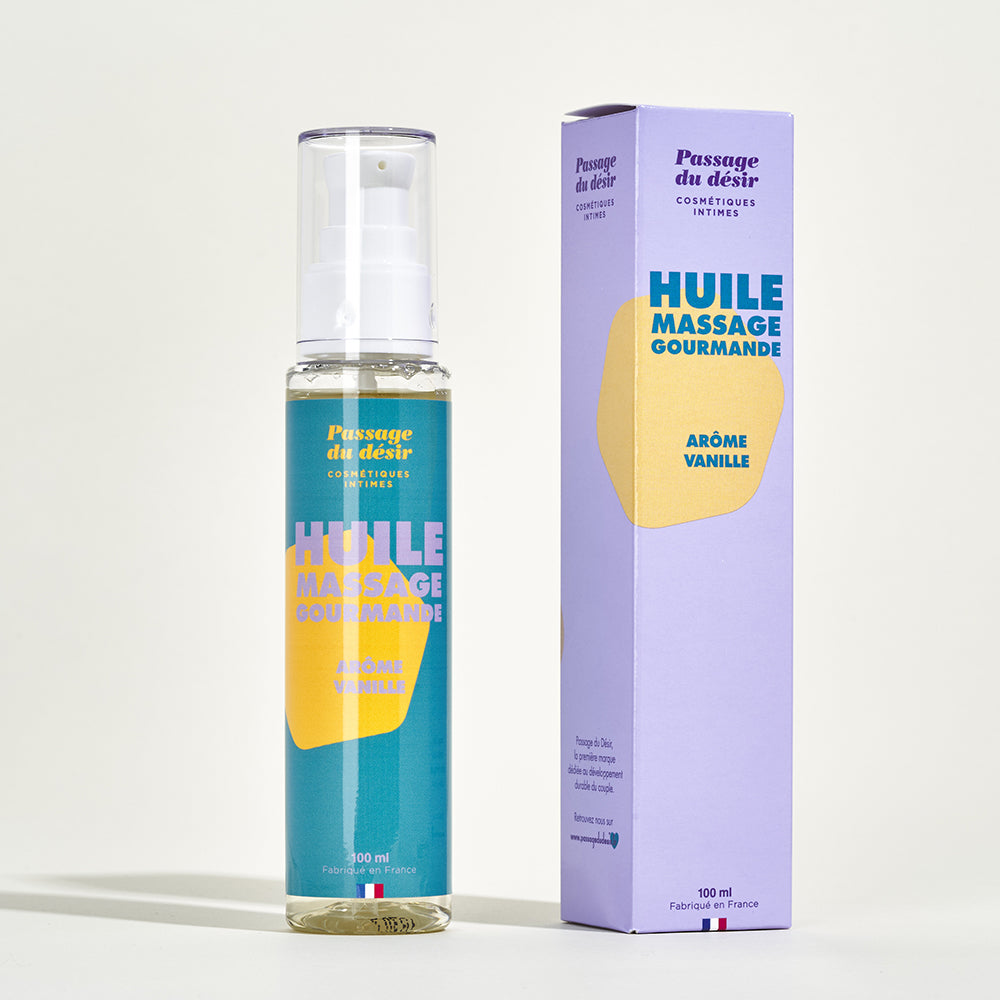 Huile de massage gourmande - Vanille