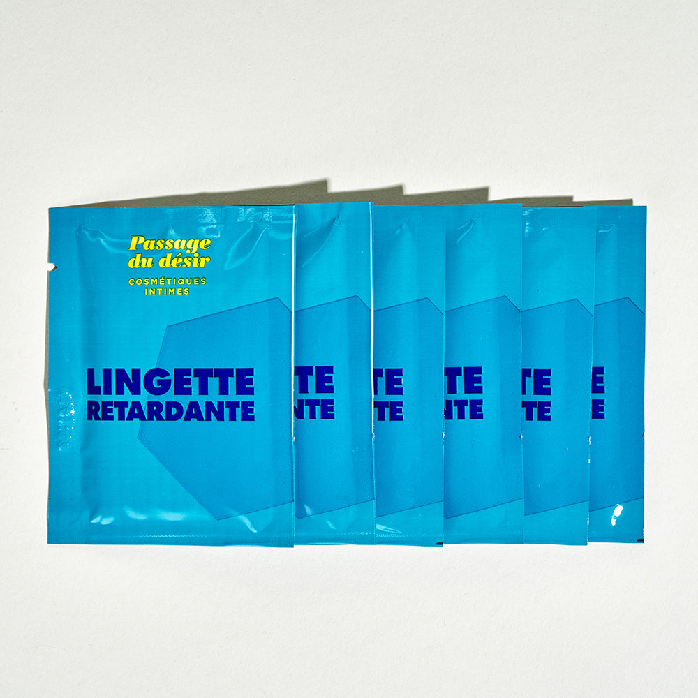 Lingettes retardantes