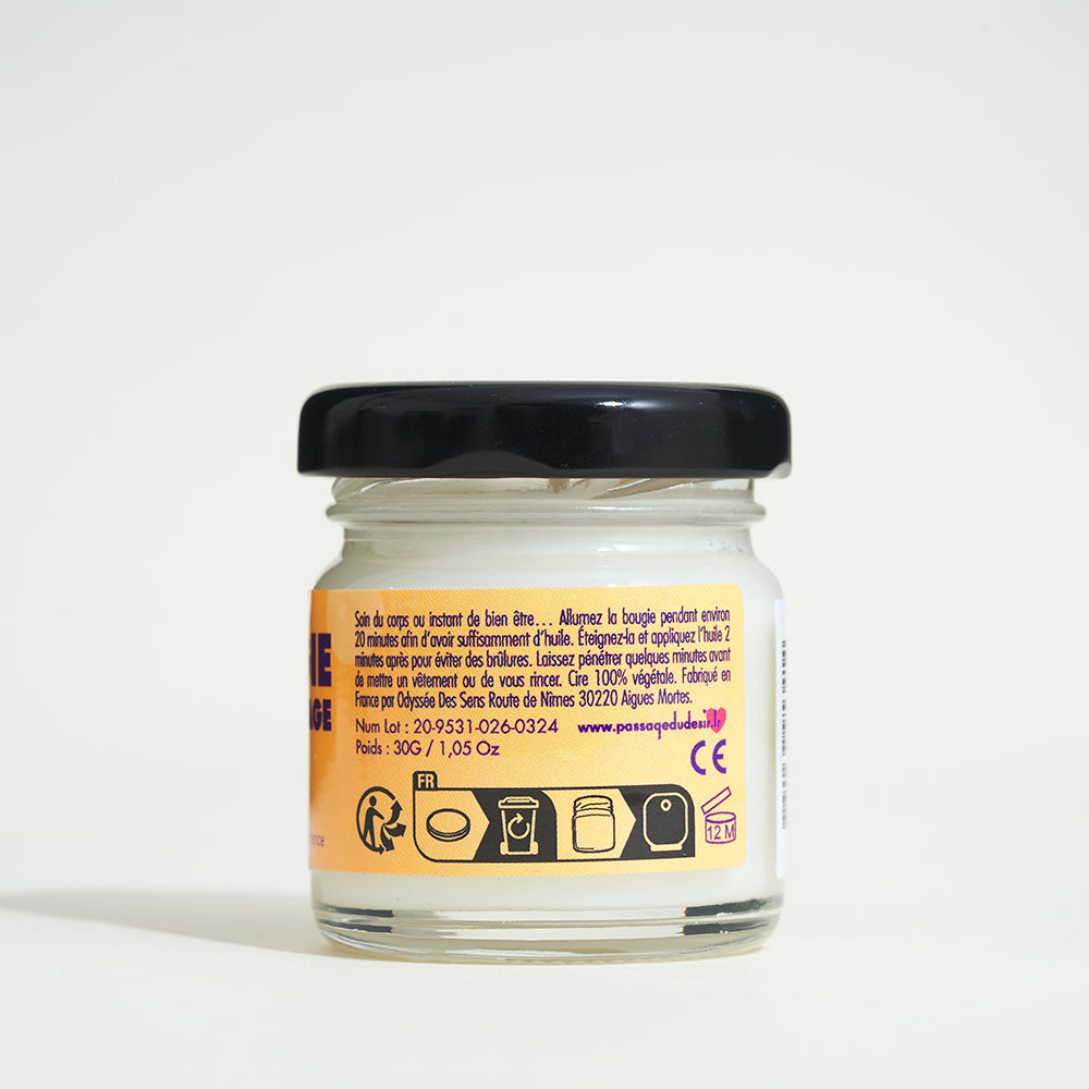 Mini bougie de massage - Mangue