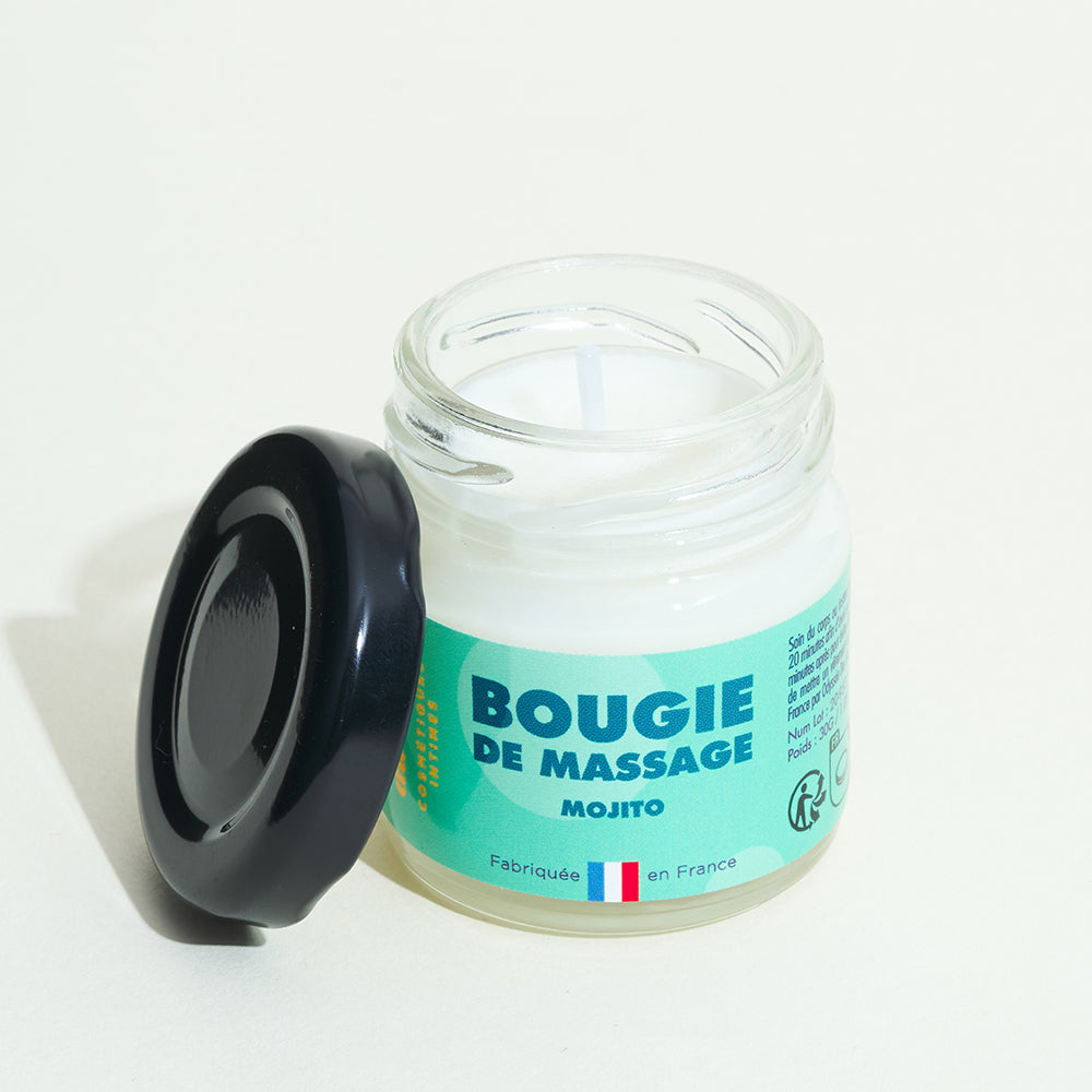 Mini bougie de massage - Mojito