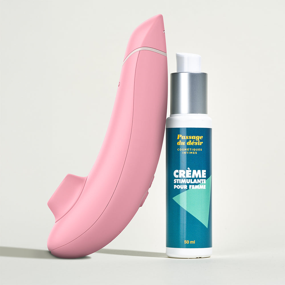 Pack Womanizer Premium Eco + Crème stimulante femme