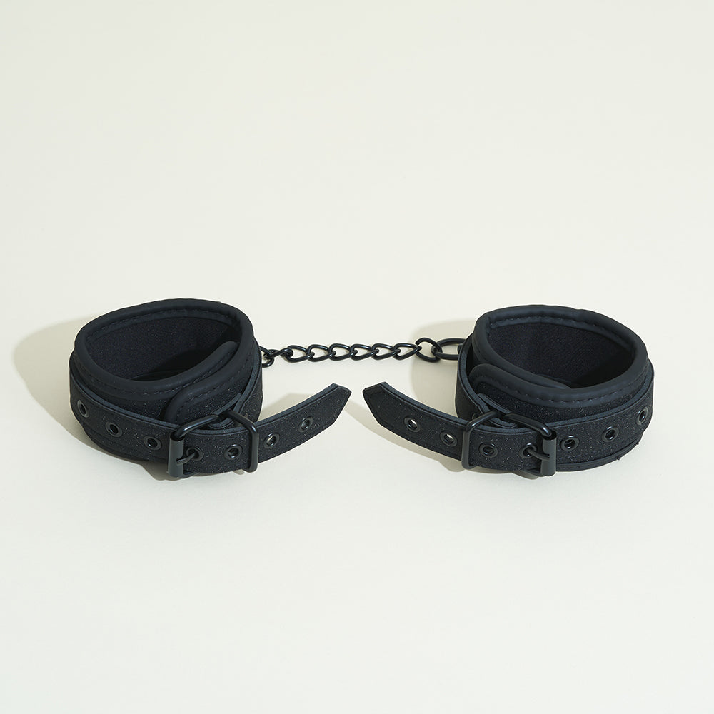 Menottes chevilles Pop - Noir pailleté