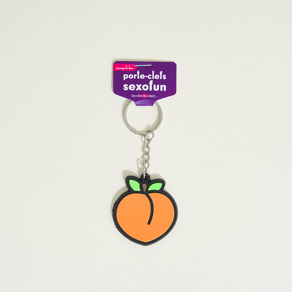 Porte-clefs Sexofun Emojis ou clito - Pêche