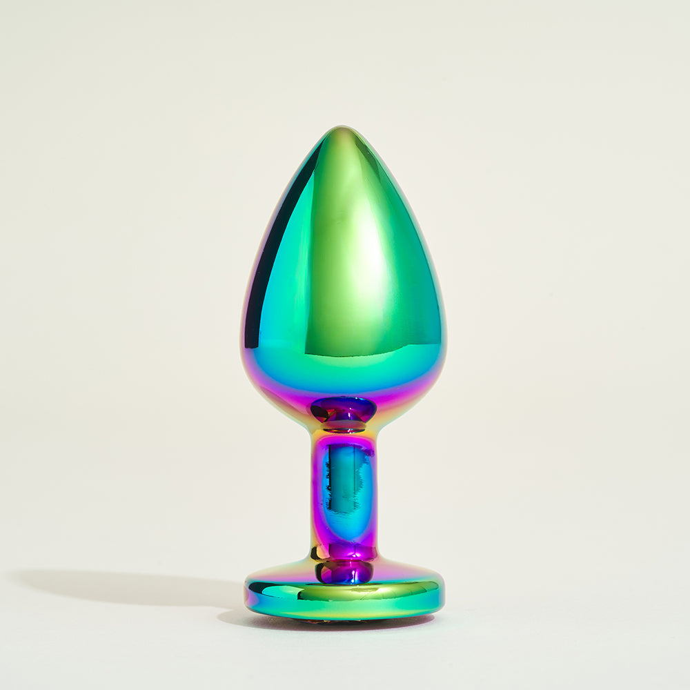 Plug métal bijou rainbow Steel - M