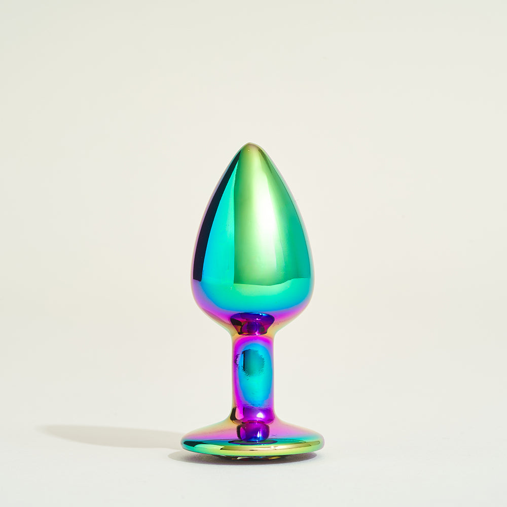Plug métal bijou rainbow Steel - S