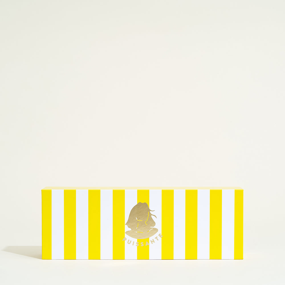 Double stimulateur Coco de Puissante (V1) - Jaune