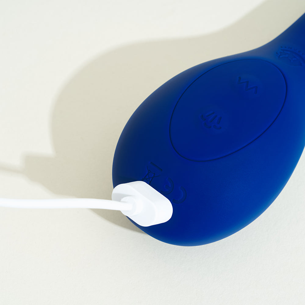 Double stimulateur Coco de Puissante (V1) - Bleu