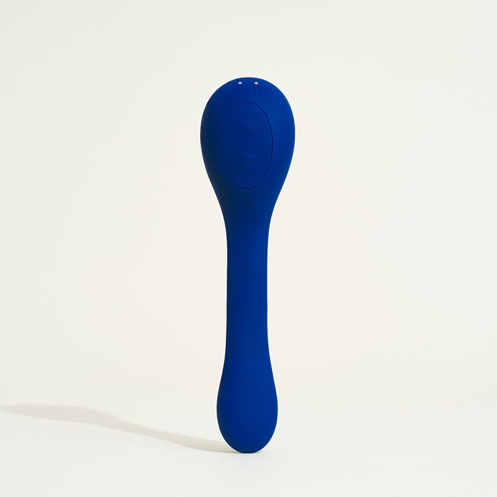 Double stimulateur Coco de Puissante (V1) - Bleu