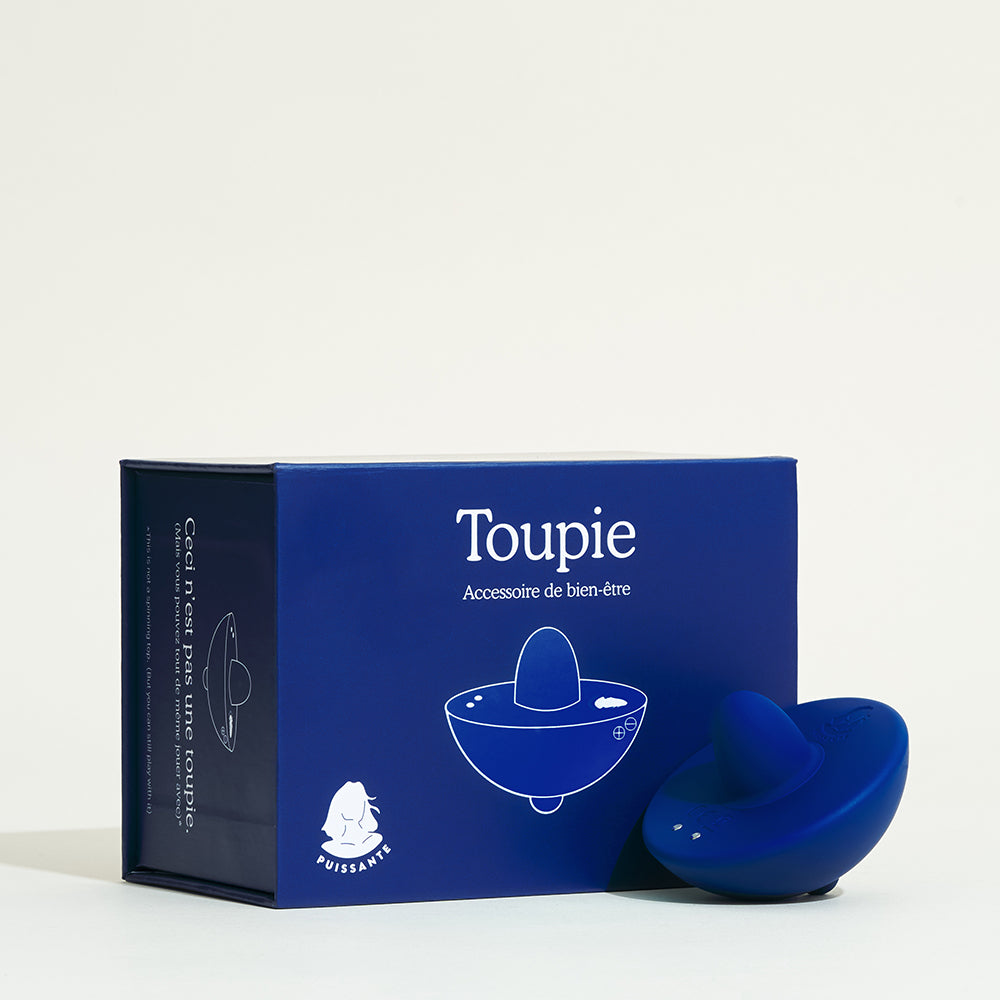 Vibro clitoridien Toupie de Puissante - Bleu