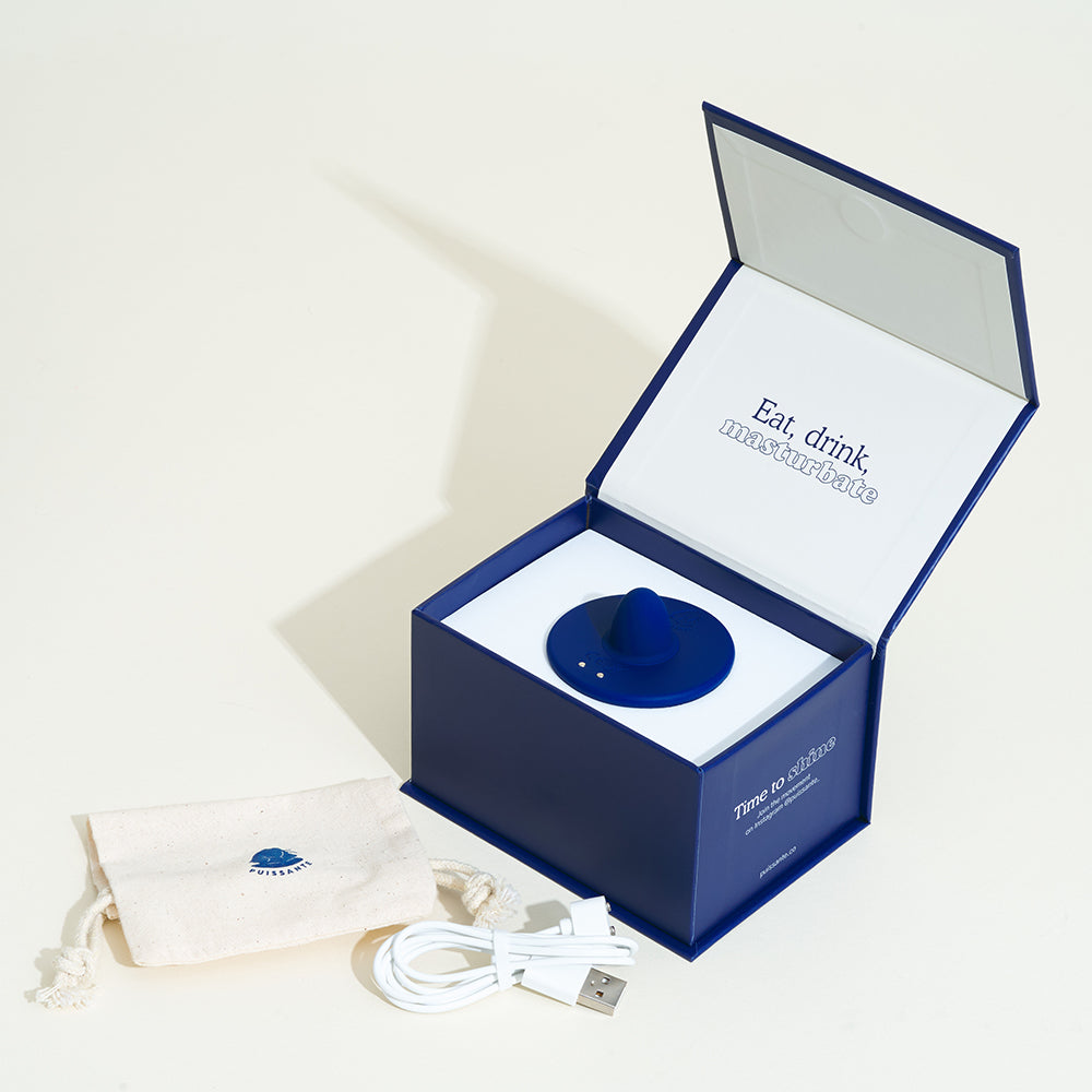 Vibro clitoridien Toupie de Puissante - Bleu