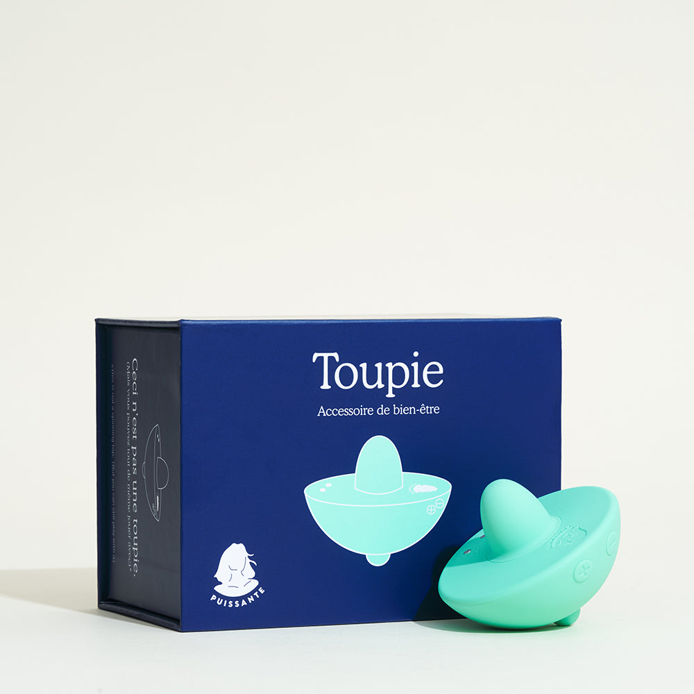 Vibro clitoridien Toupie de Puissante - Vert