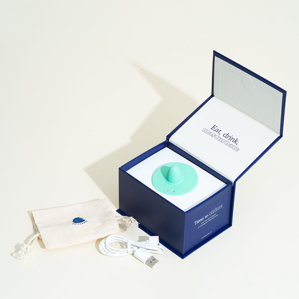 Vibro clitoridien Toupie de Puissante - Vert