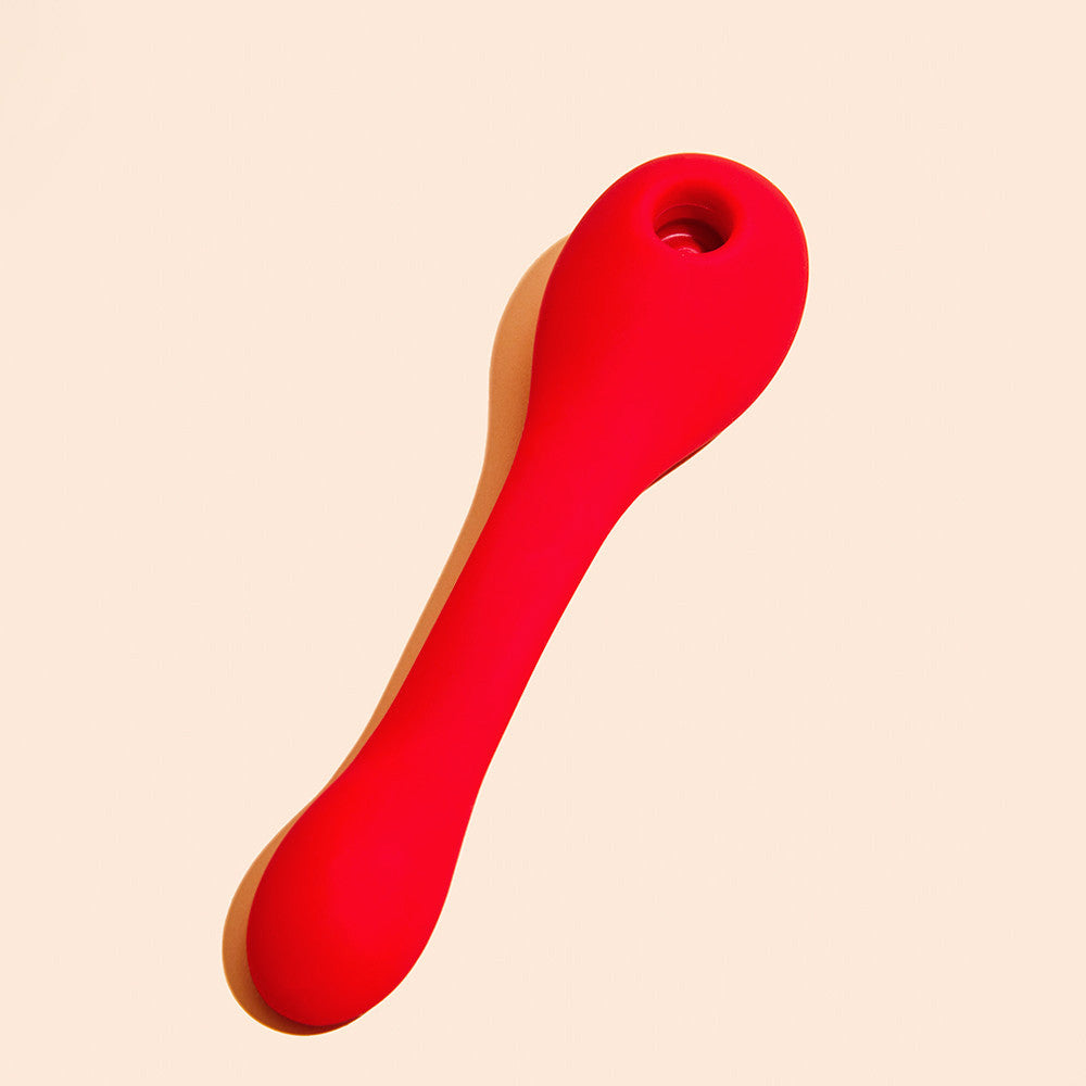 Double stimulateur Coco de Puissante (V1) - Rouge