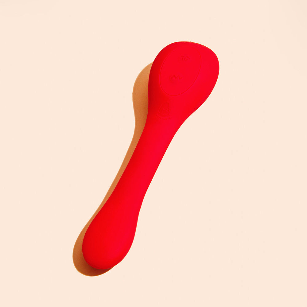 Double stimulateur Coco de Puissante (V1) - Rouge