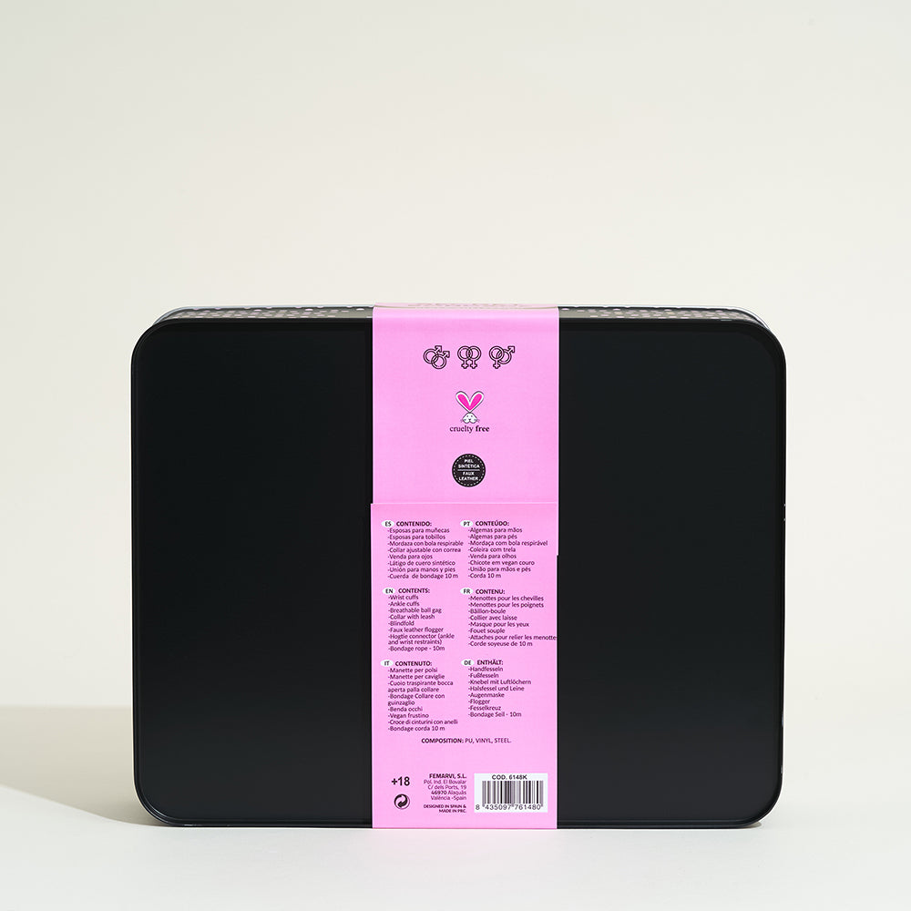 Coffret de bondage Secret Pleasure - Noir